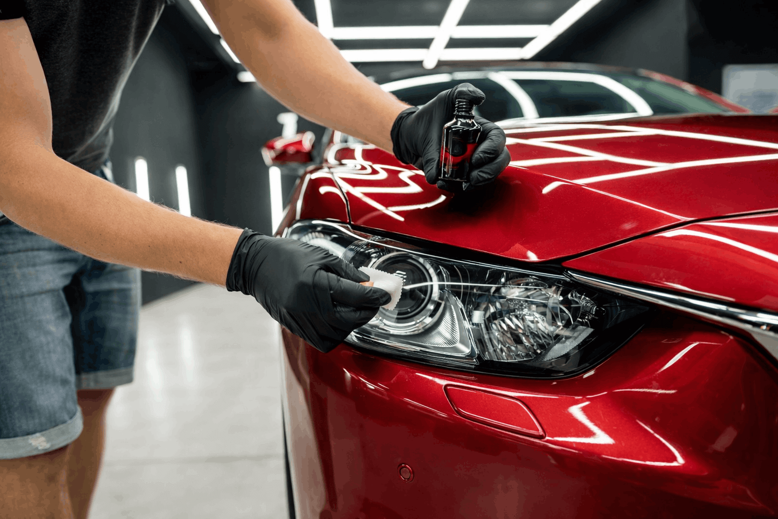 Red Vehicle Detail